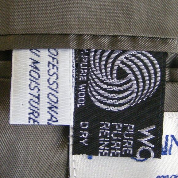 YSL/YVES SAINT LAURENT Blazer, 39/40R, Gray/Subtle Color stripes, 2 buttons - Picture 10 of 12